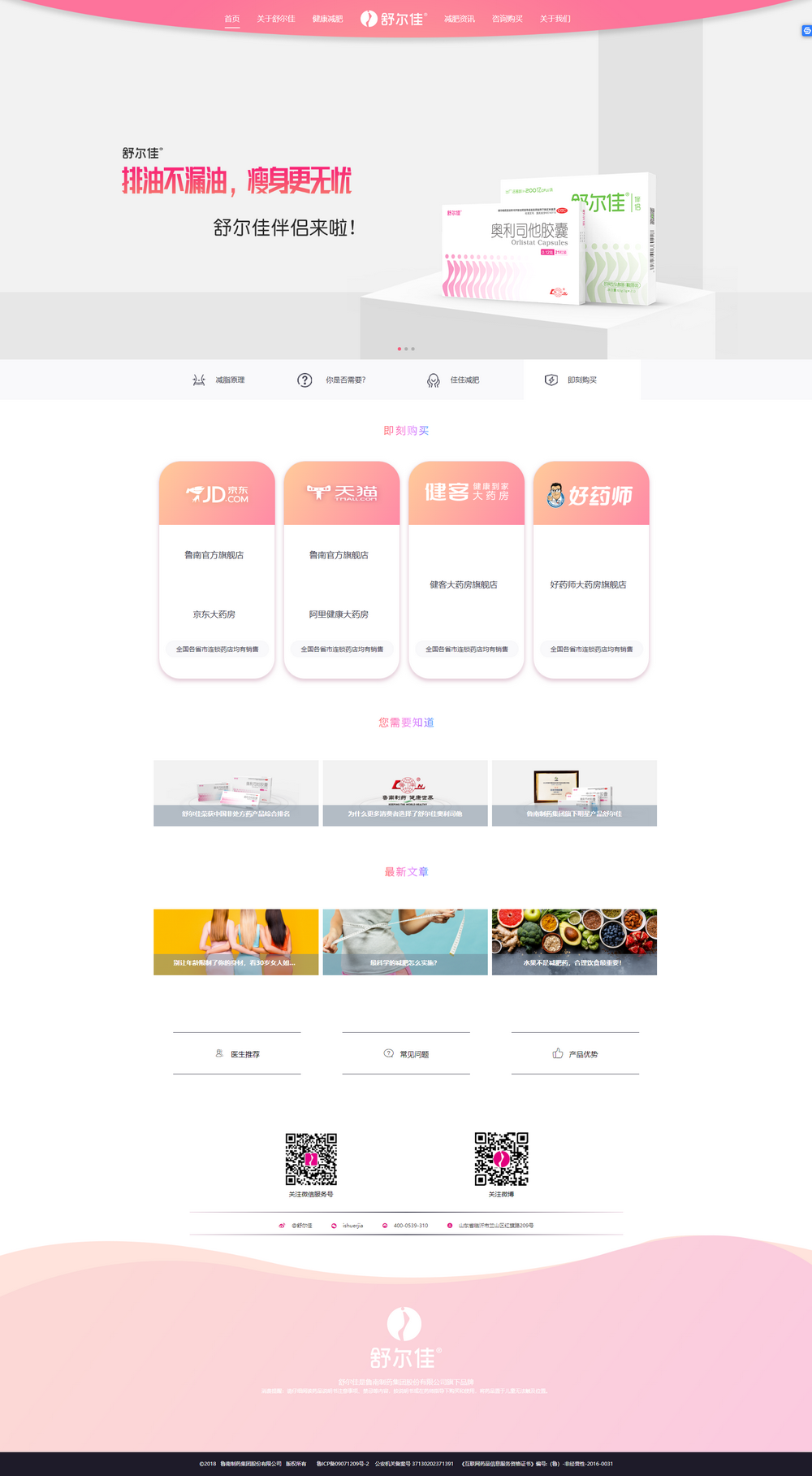 医疗减肥网站【建站+seo】案例